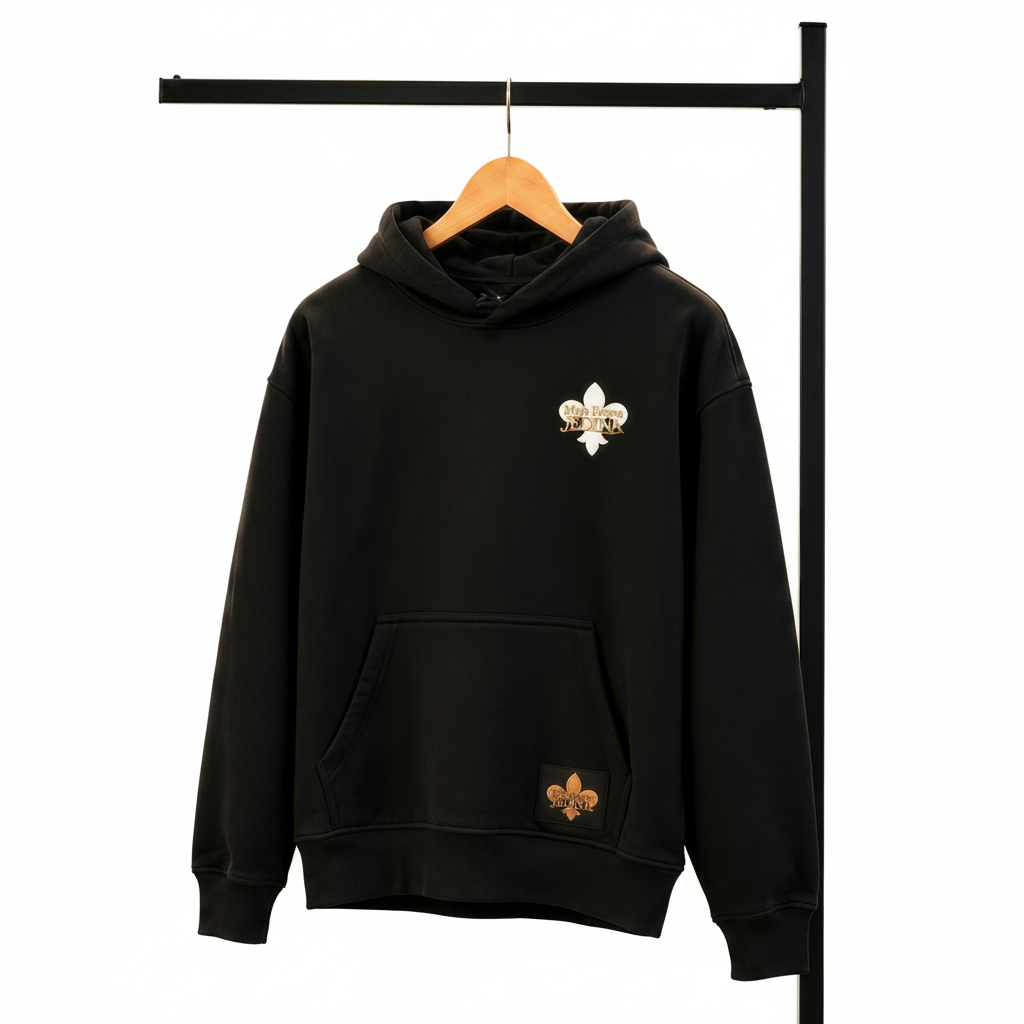JEDINA Hoodie White Background