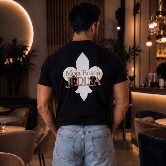 Moja Bosna JEDINA T-Shirt – Black Gold
