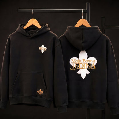 Moja Bosna JEDINA Hoodie -Black Gold